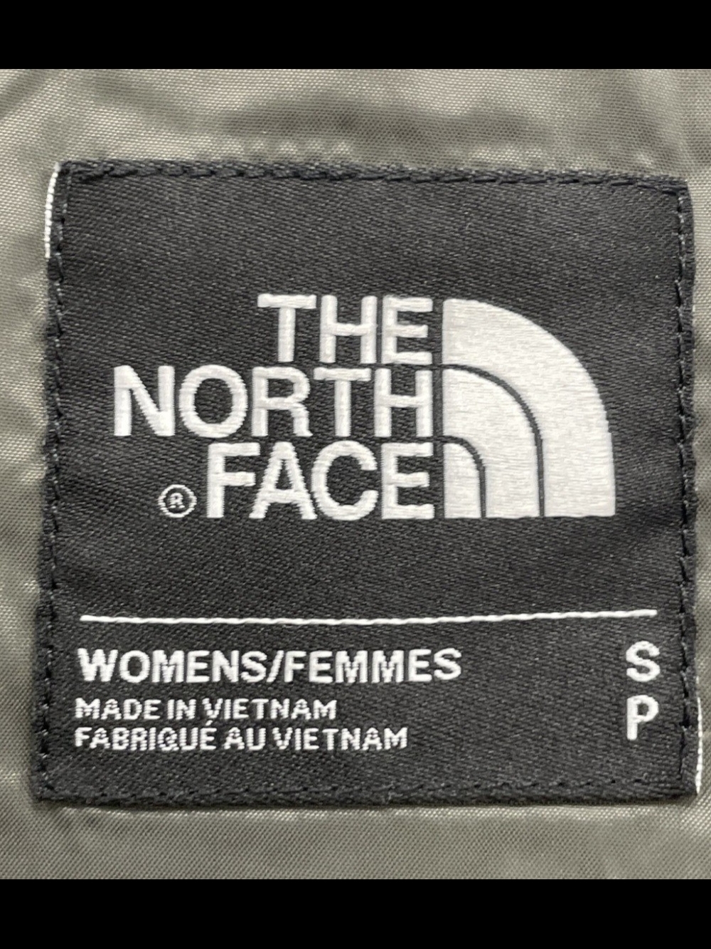 The North Face Olive Green Hooded Jacket size Small - Picture 2 of 4